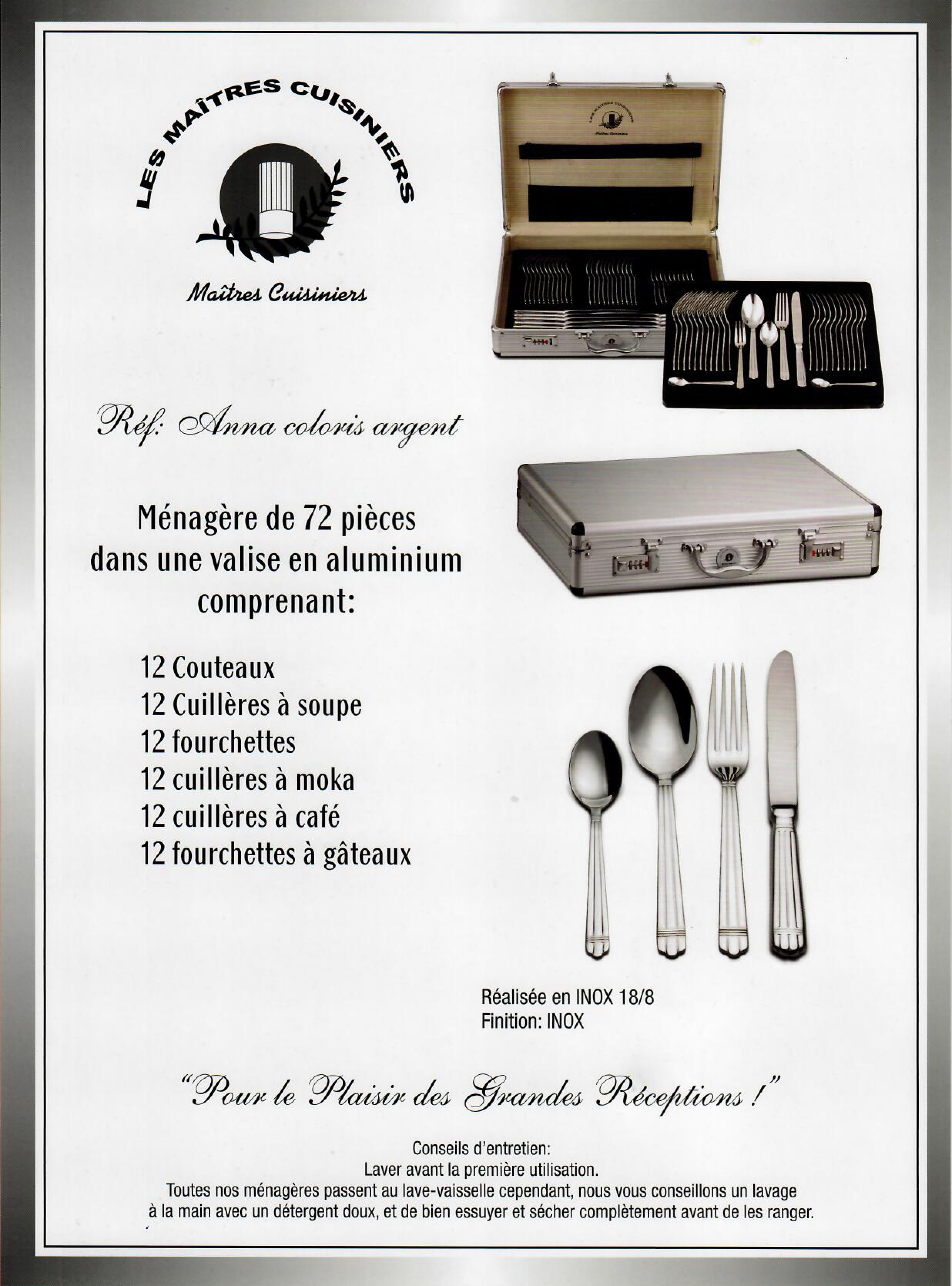 Ménagère Argent